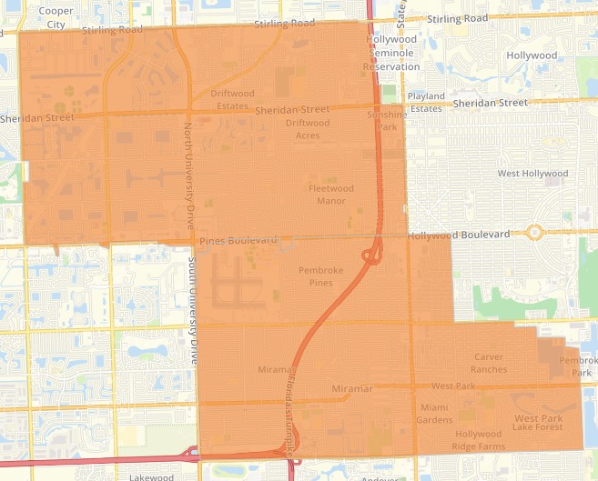Broward County Map